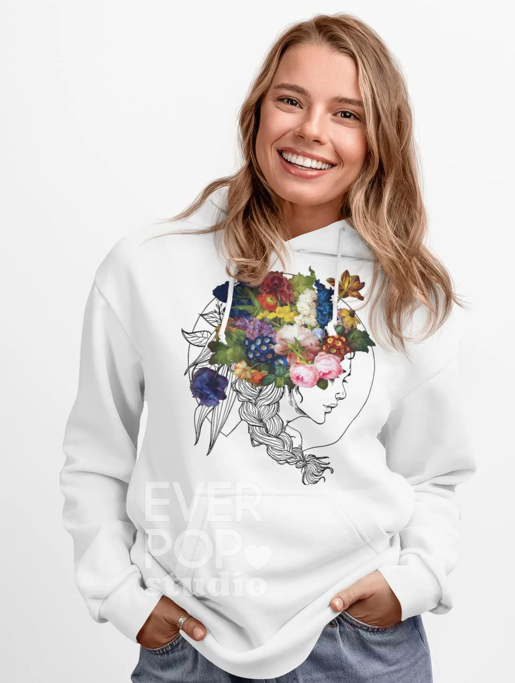 Flower Girl Graphic Tee Shirt, Hoodie Sweatshirt
