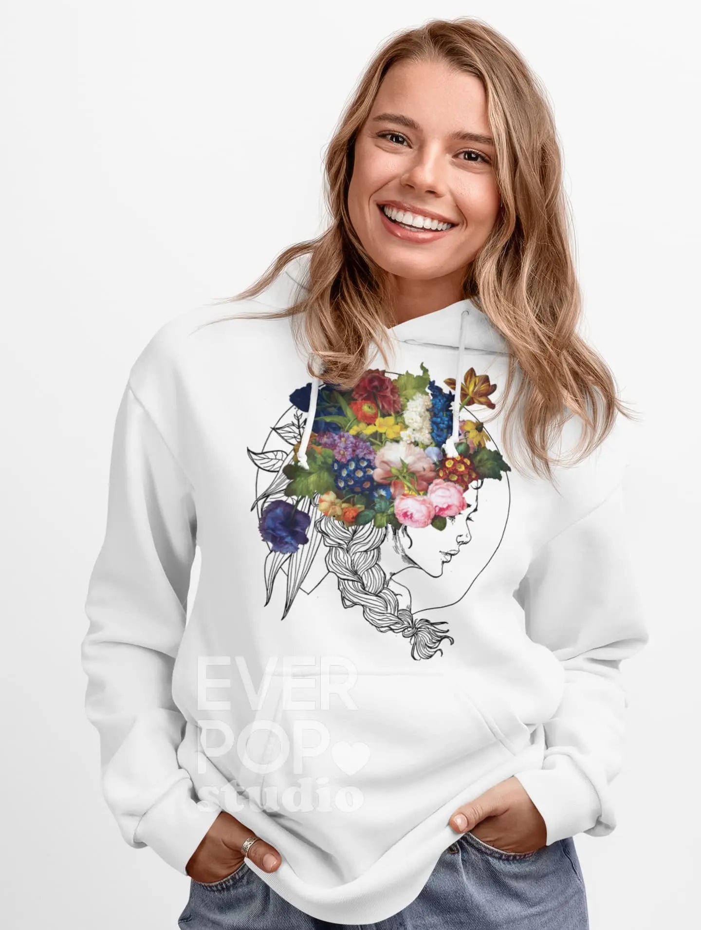 Flower Girl Graphic Tee Shirt, Hoodie Sweatshirt