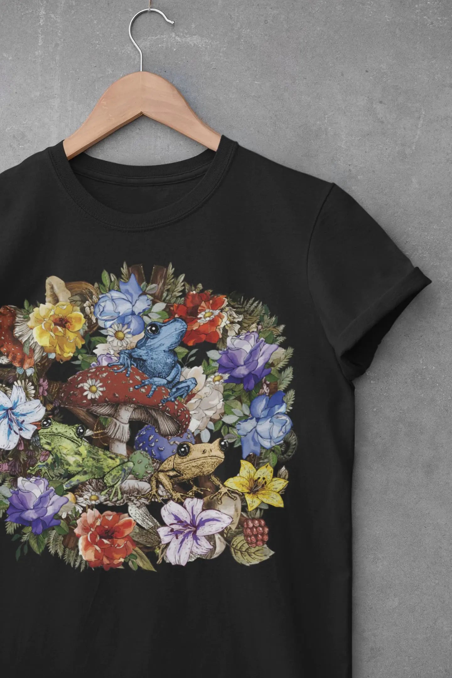 Mushroom Frog Graphic Tee Shirt, Hoodie Sweatshirt