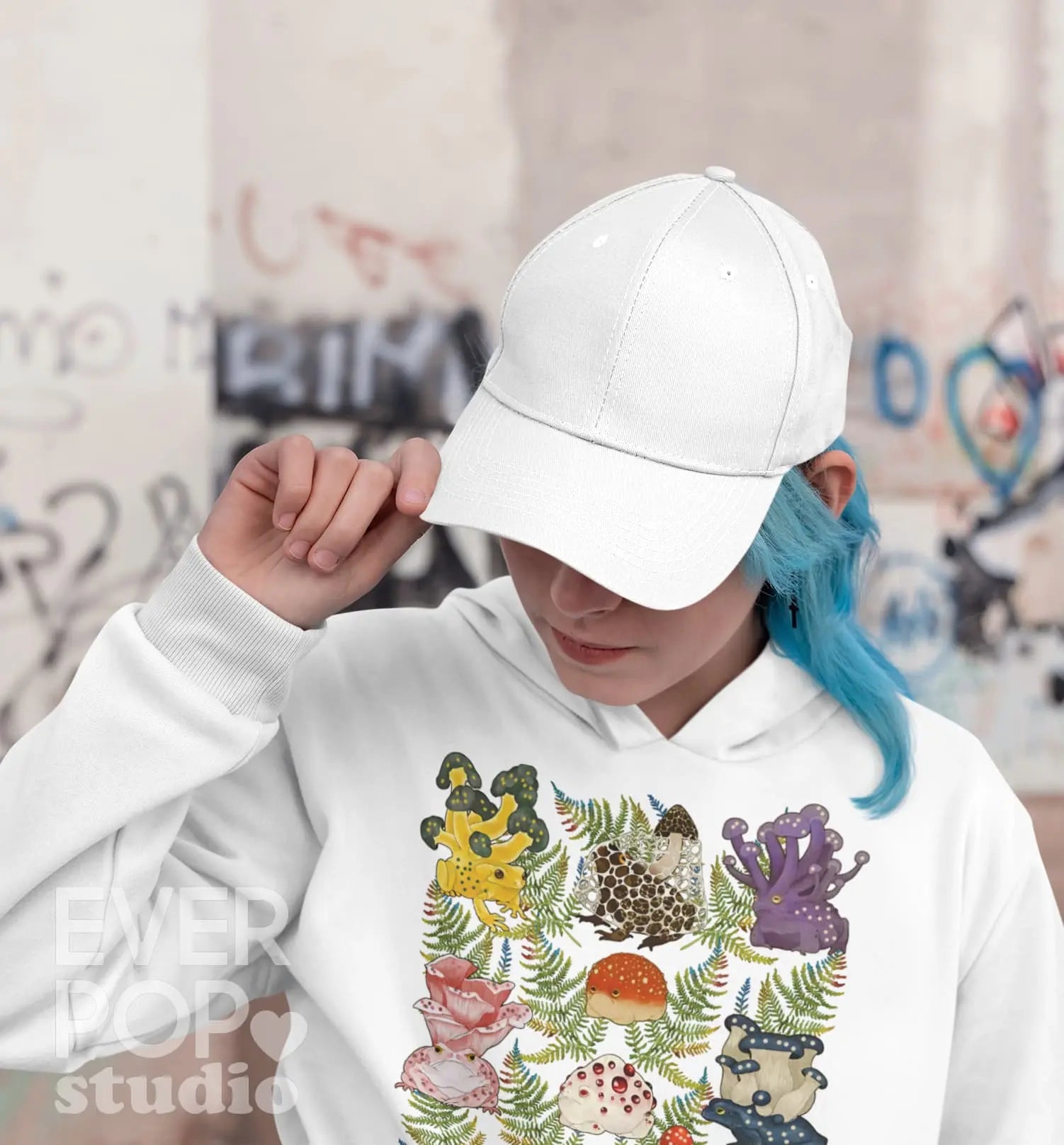 Mushroom Frog Graphic Tee Shirt, Hoodie Sweatshirt