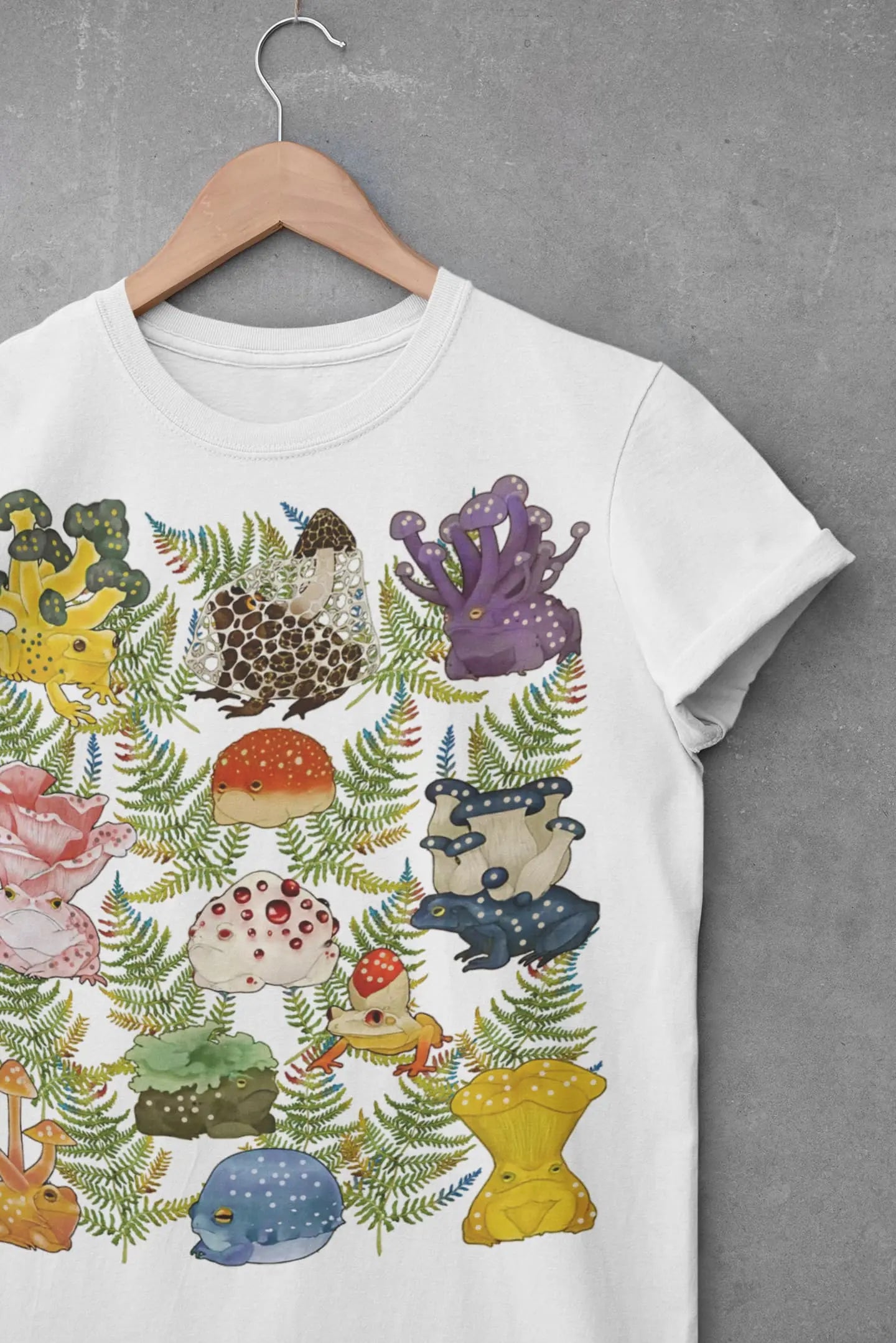 Mushroom Frog Graphic Tee Shirt, Hoodie Sweatshirt