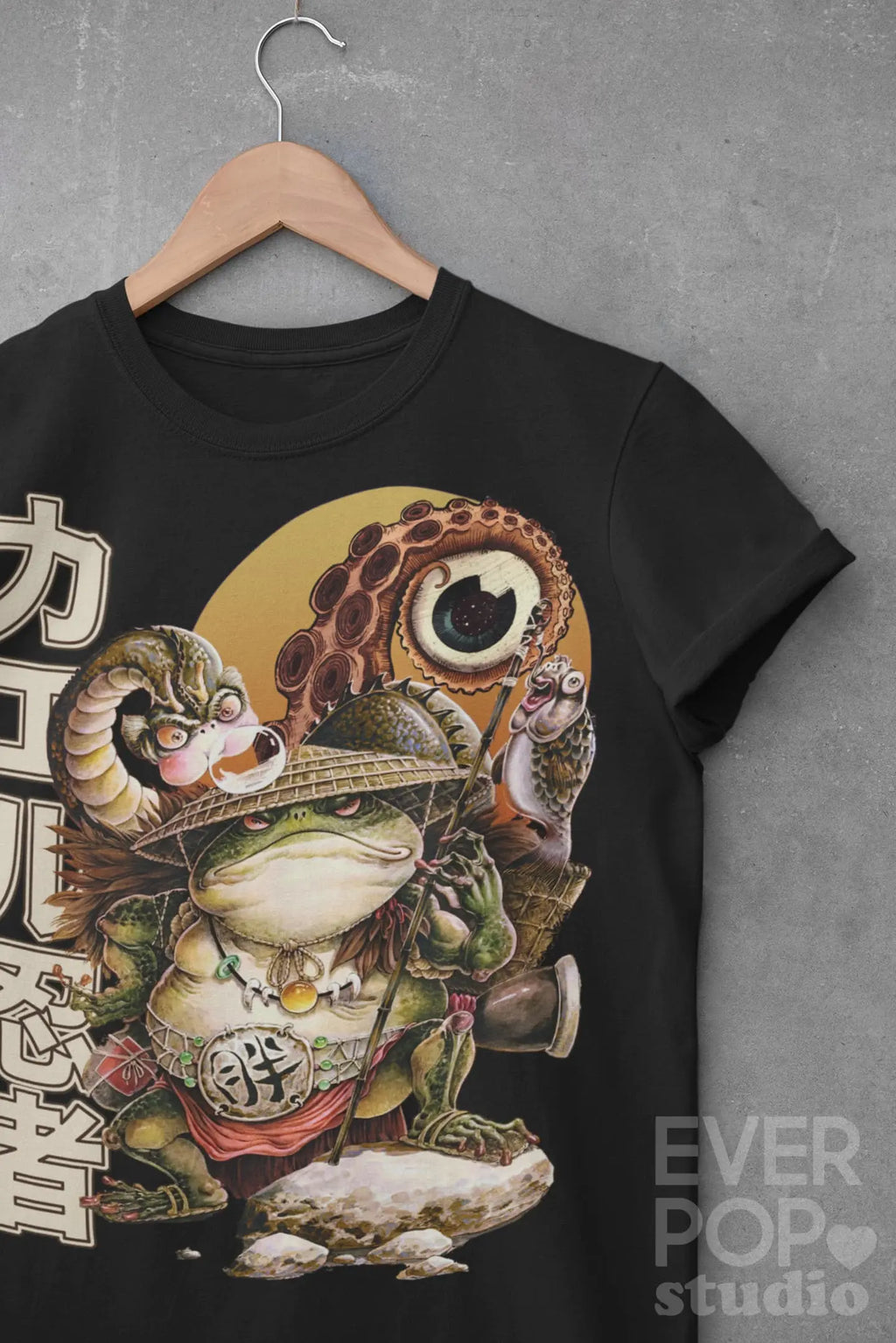 Frog Ninja Graphic Tee Shirt, Hoodie Sweatshirt