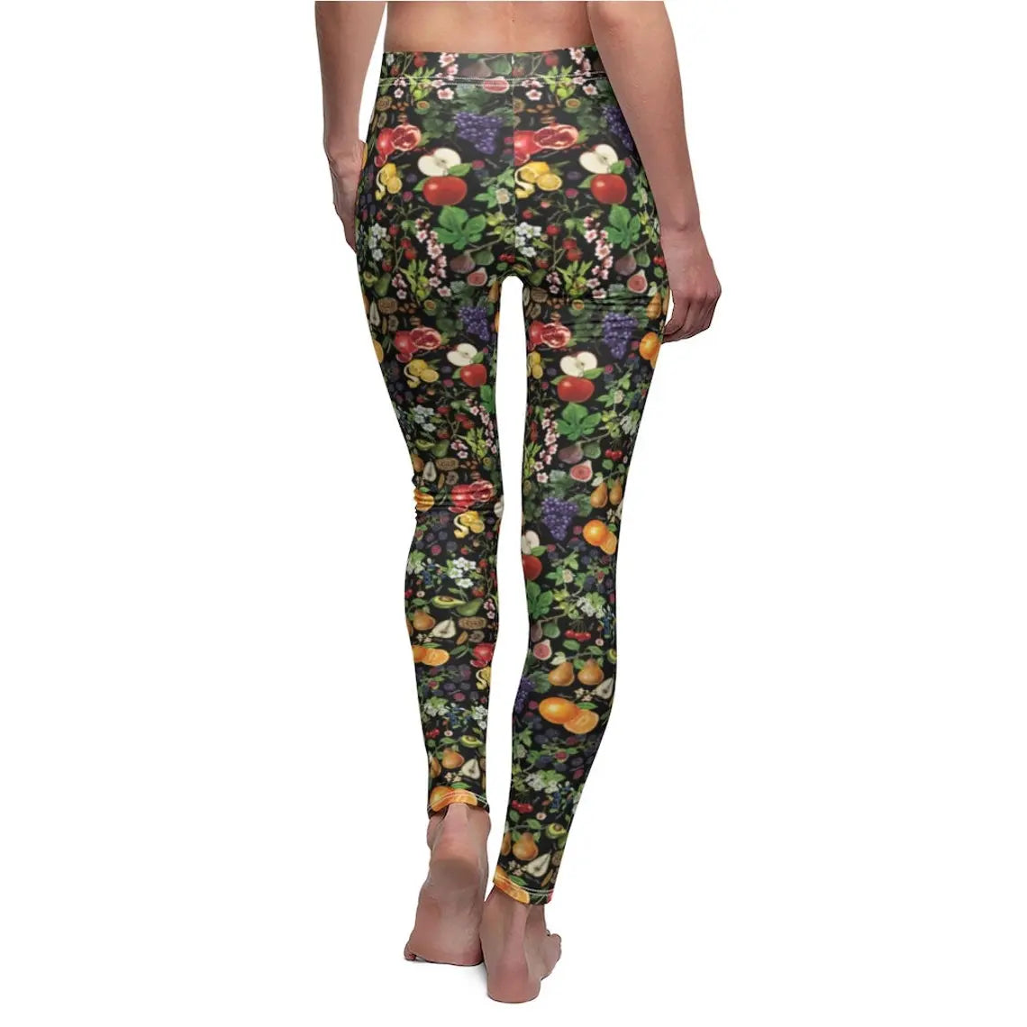 Fruit Print Leggings: Spandex Yoga Pants, Activewear