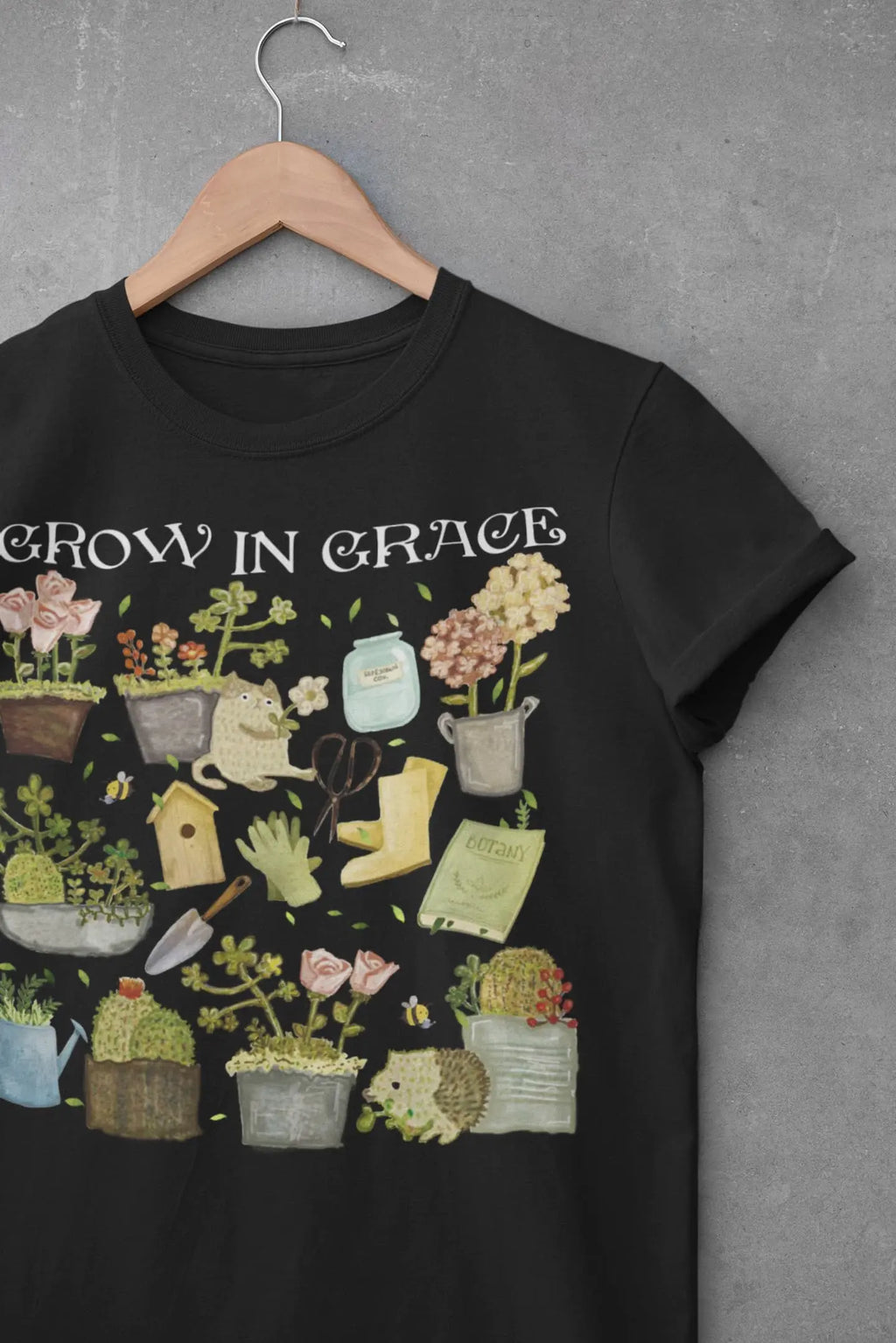 Grow in Grace Graphic Tee Shirt, Hoodie Sweatshirt
