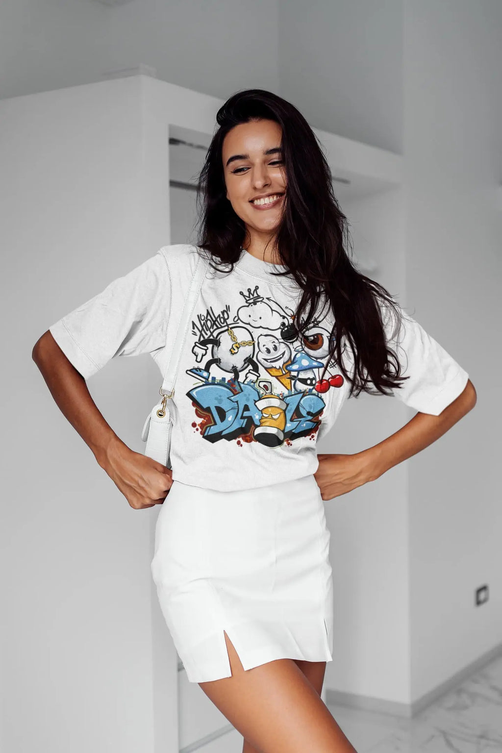 Graffiti Cartoon Graphic Tee Shirt, Hoodie Sweatshirt