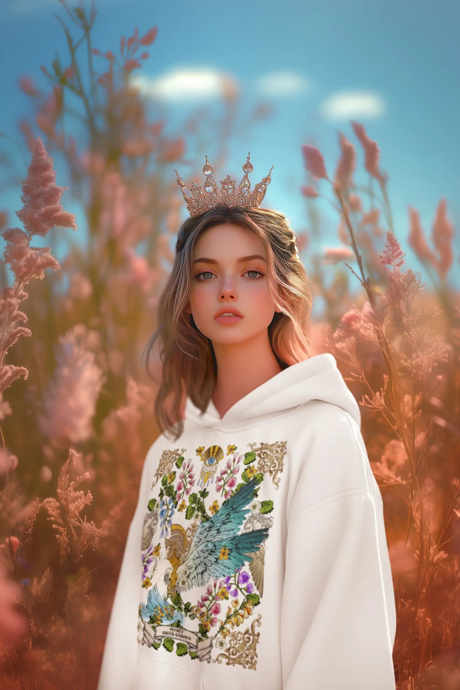 Greek Goddess Graphic Tee Shirt, Hoodie Sweatshirt