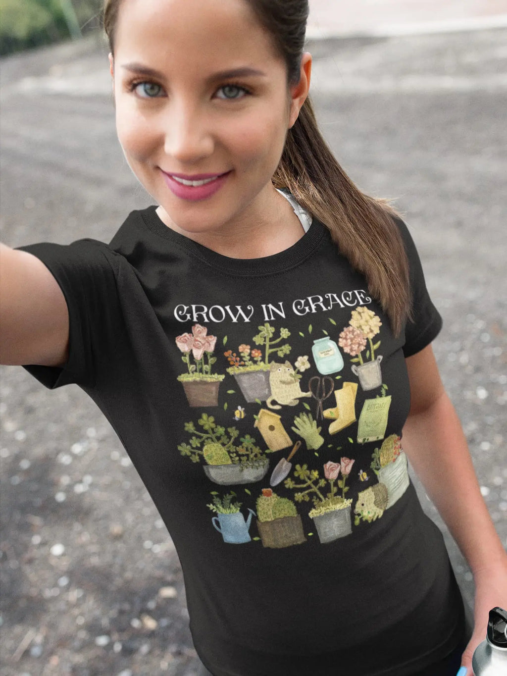 Grow in Grace Graphic Tee Shirt, Hoodie Sweatshirt