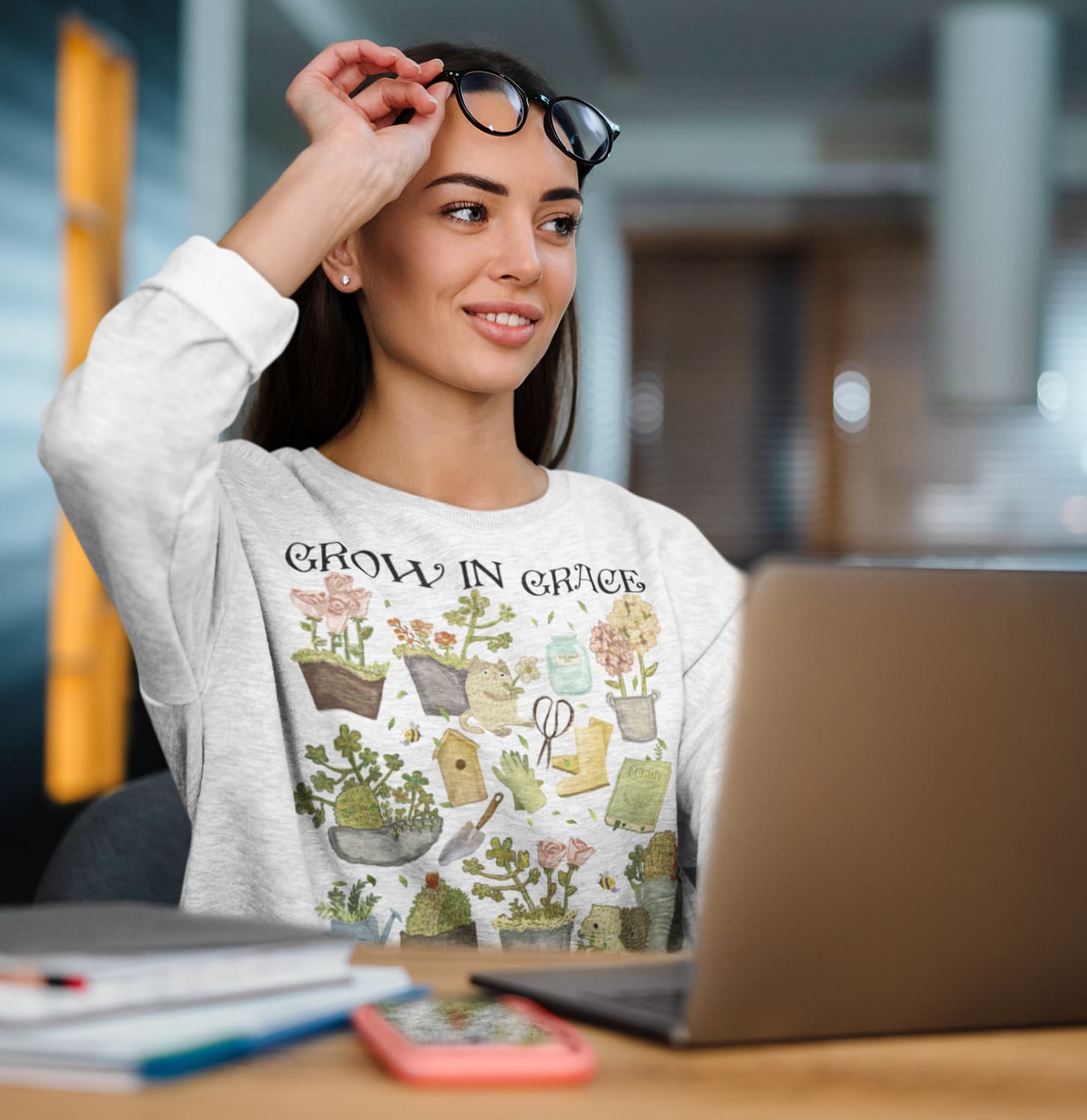 Grow in Grace Graphic Tee Shirt, Hoodie Sweatshirt