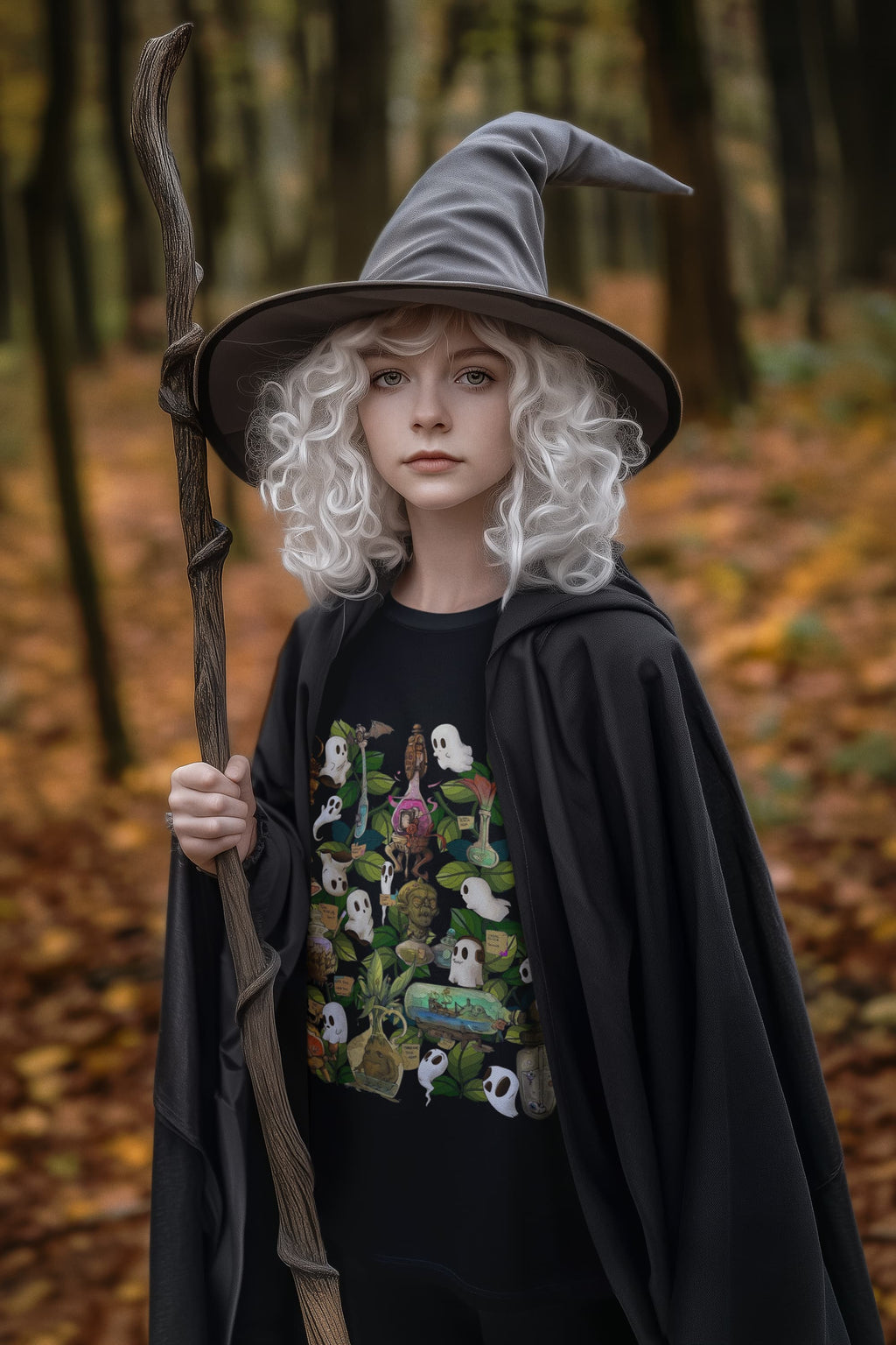Witch Boo Ghost Graphic Tee Shirt, Hoodie Sweatshirt