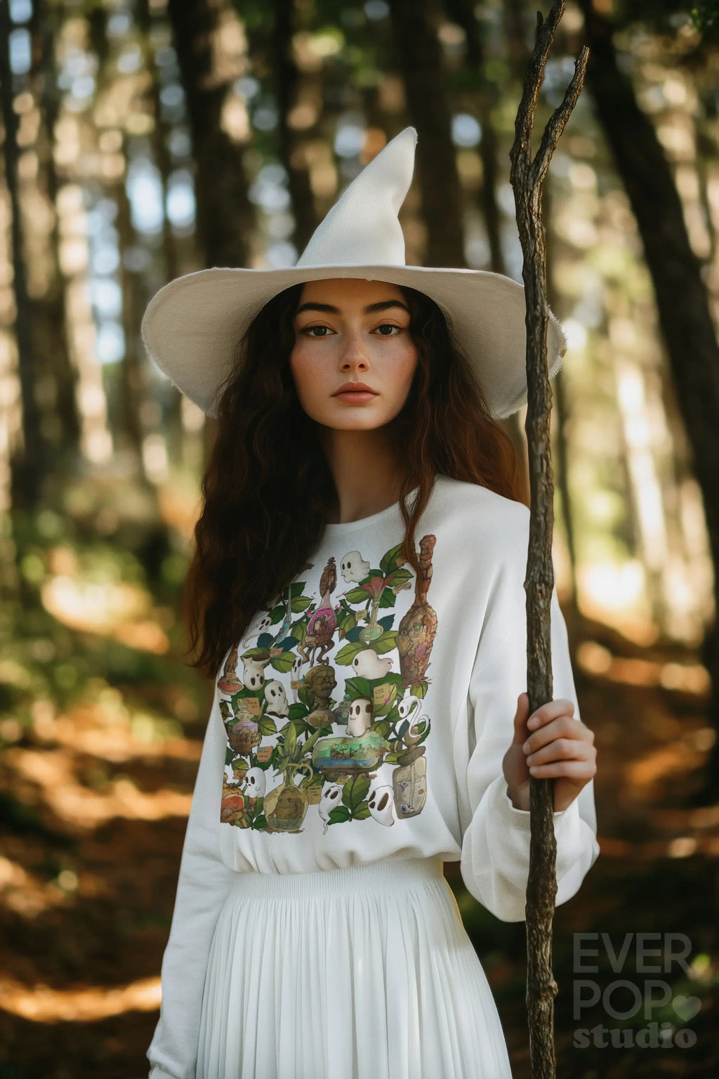 Witch Boo Ghost Graphic Tee Shirt, Hoodie Sweatshirt