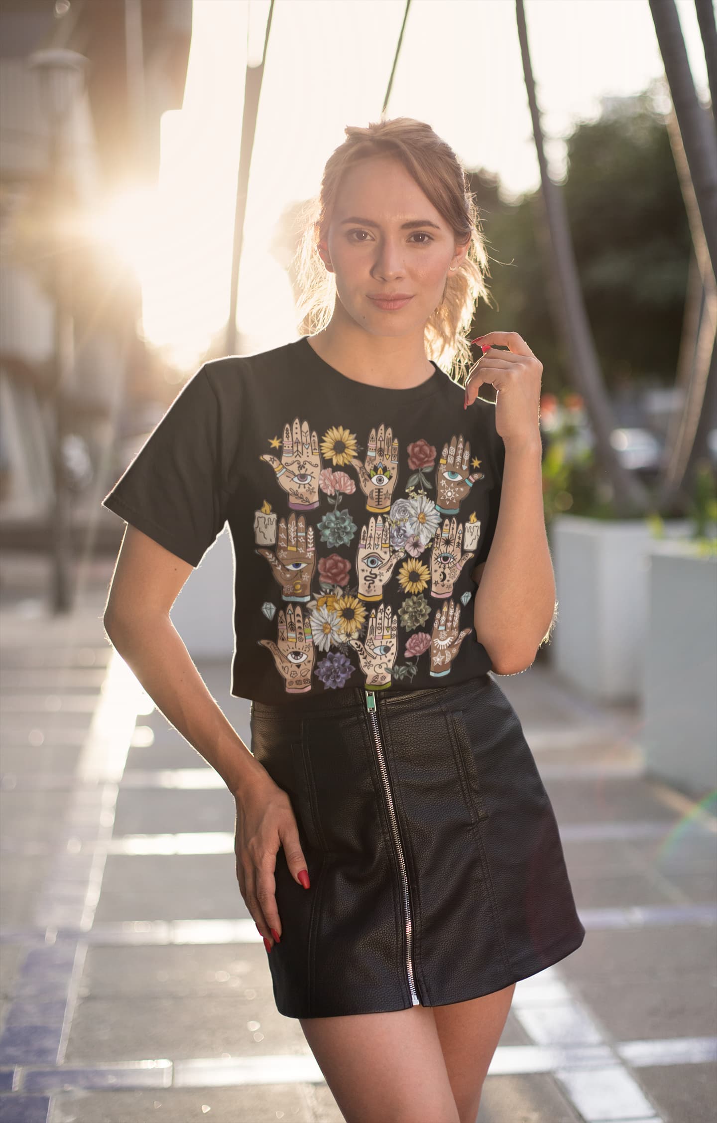 Hamsa Hand Graphic Tee Shirt, Hoodie Sweatshirt