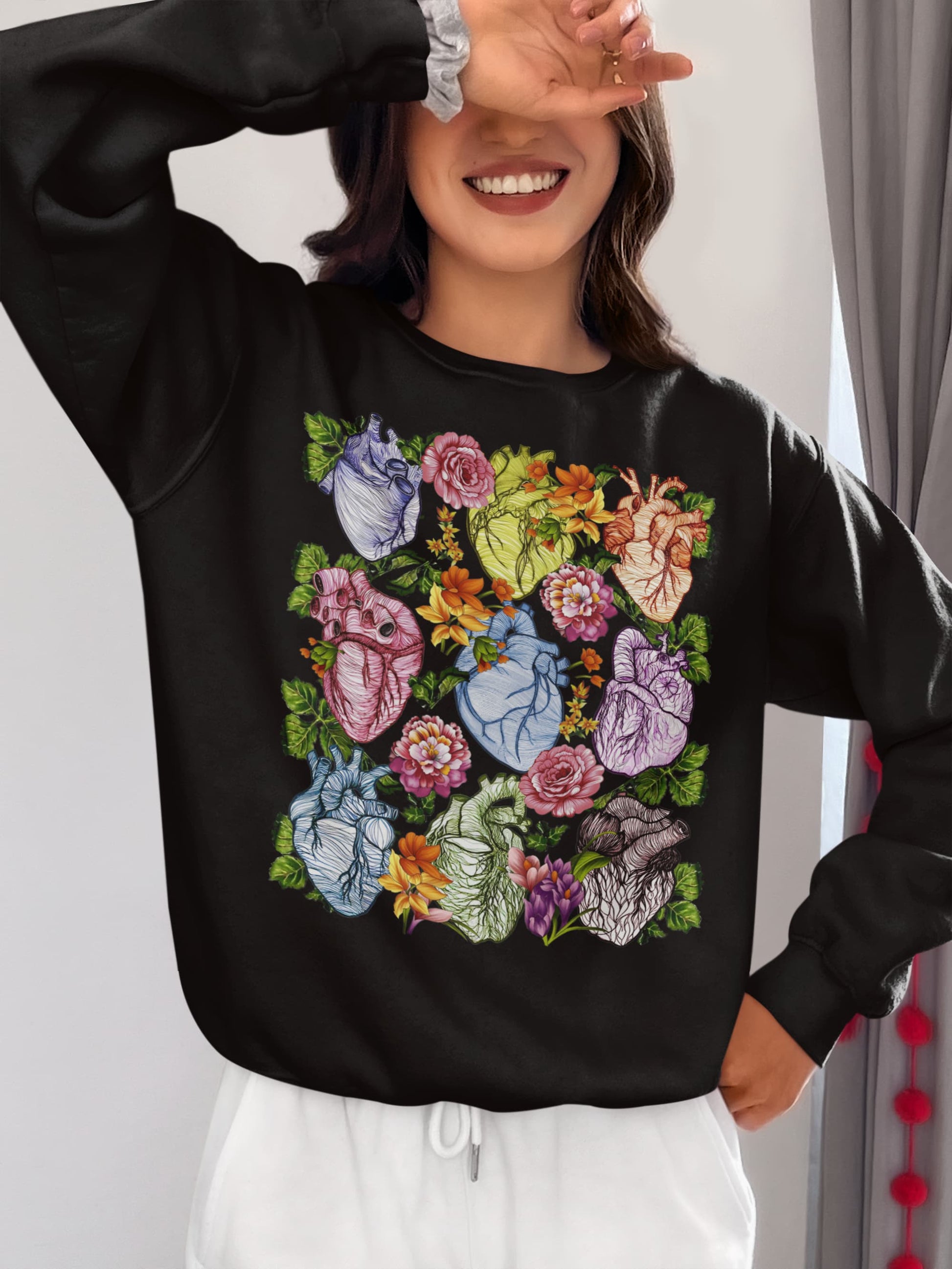 Heart Anatomy Graphic Tee Shirt, Hoodie Sweatshirt