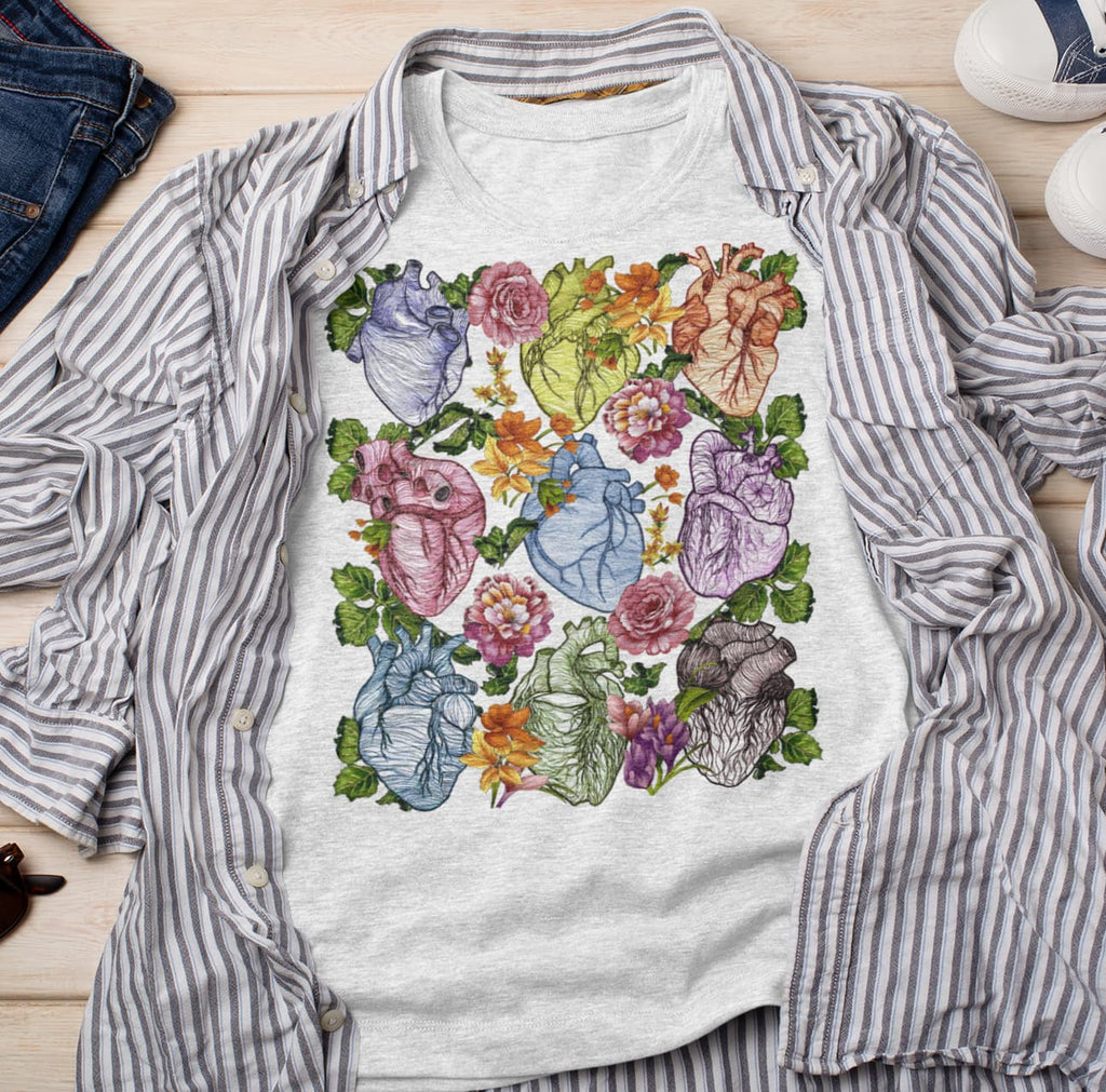 Heart Anatomy Graphic Tee Shirt, Hoodie Sweatshirt
