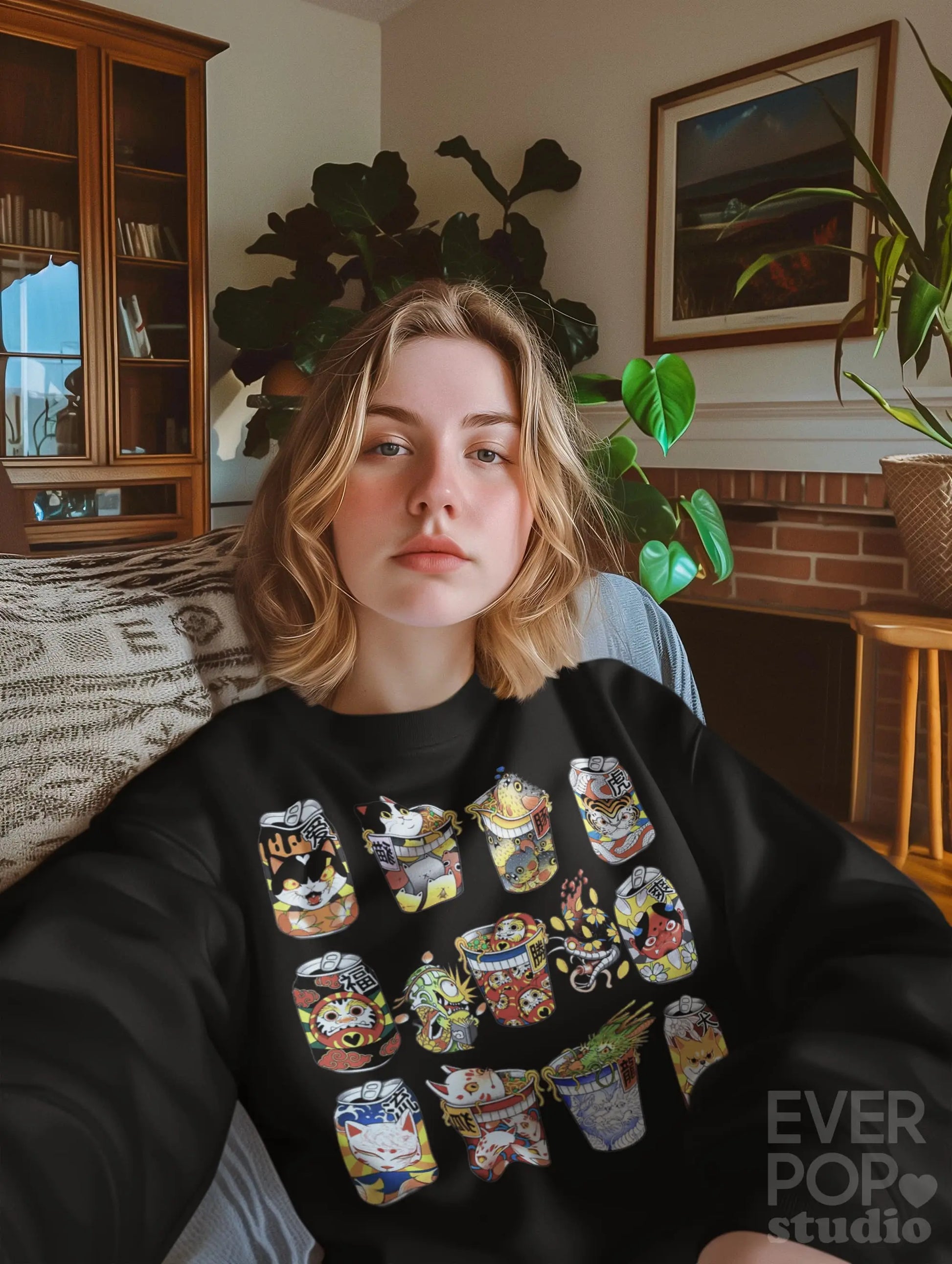 Japanese Can Ramen Graphic Tee Shirt, Hoodie Sweatshirt