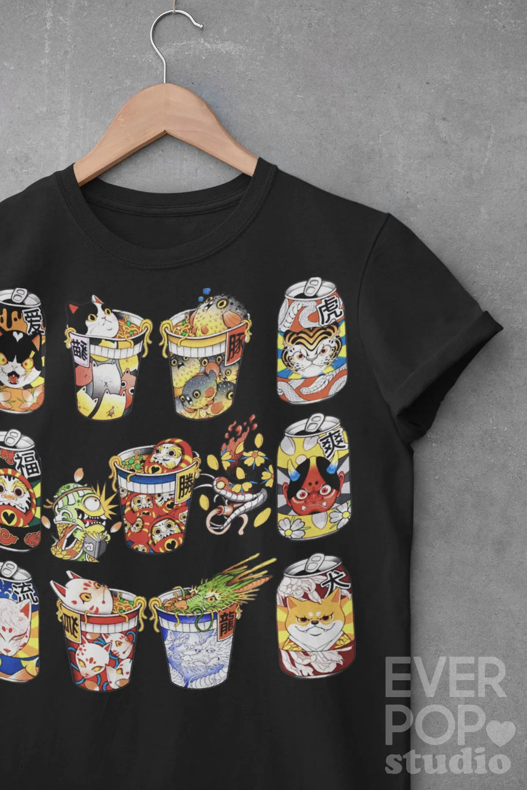 Japanese Can Ramen Graphic Tee Shirt, Hoodie Sweatshirt