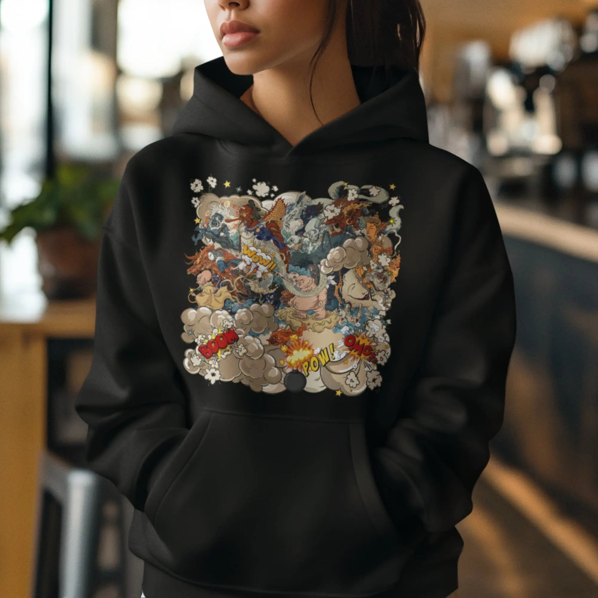 Kawaii Monster Graphic Tee Shirt, Hoodie Sweatshirt