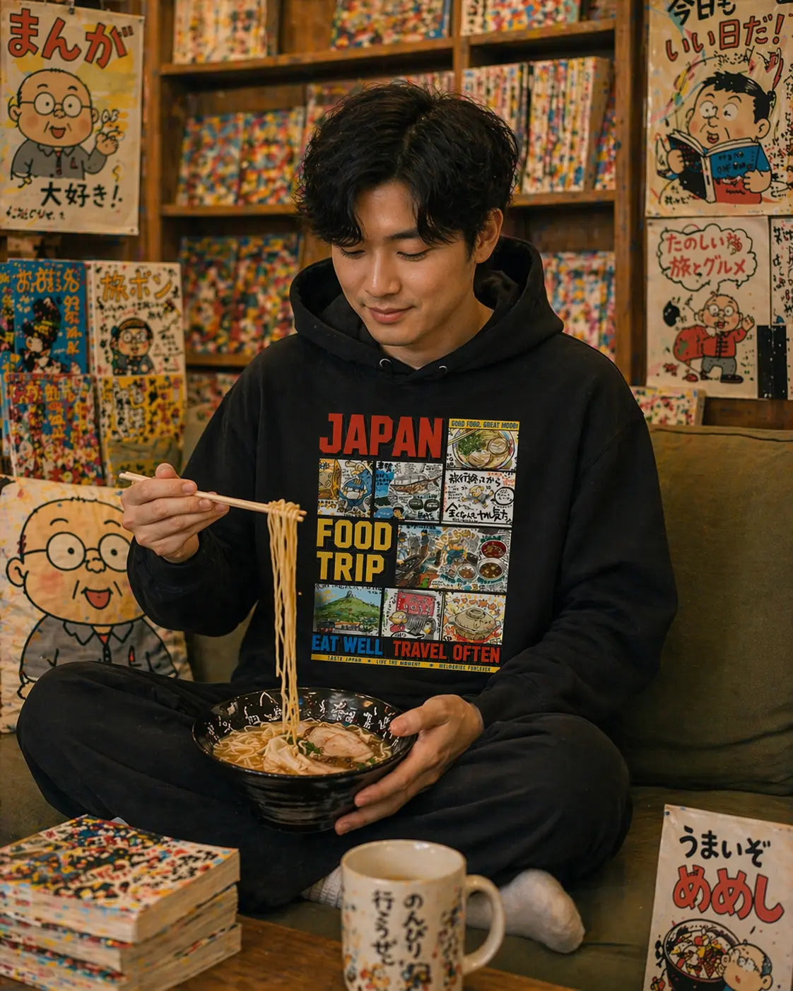 Japan Food Trip Graphic Tee Shirt, Hoodie Sweatshirt