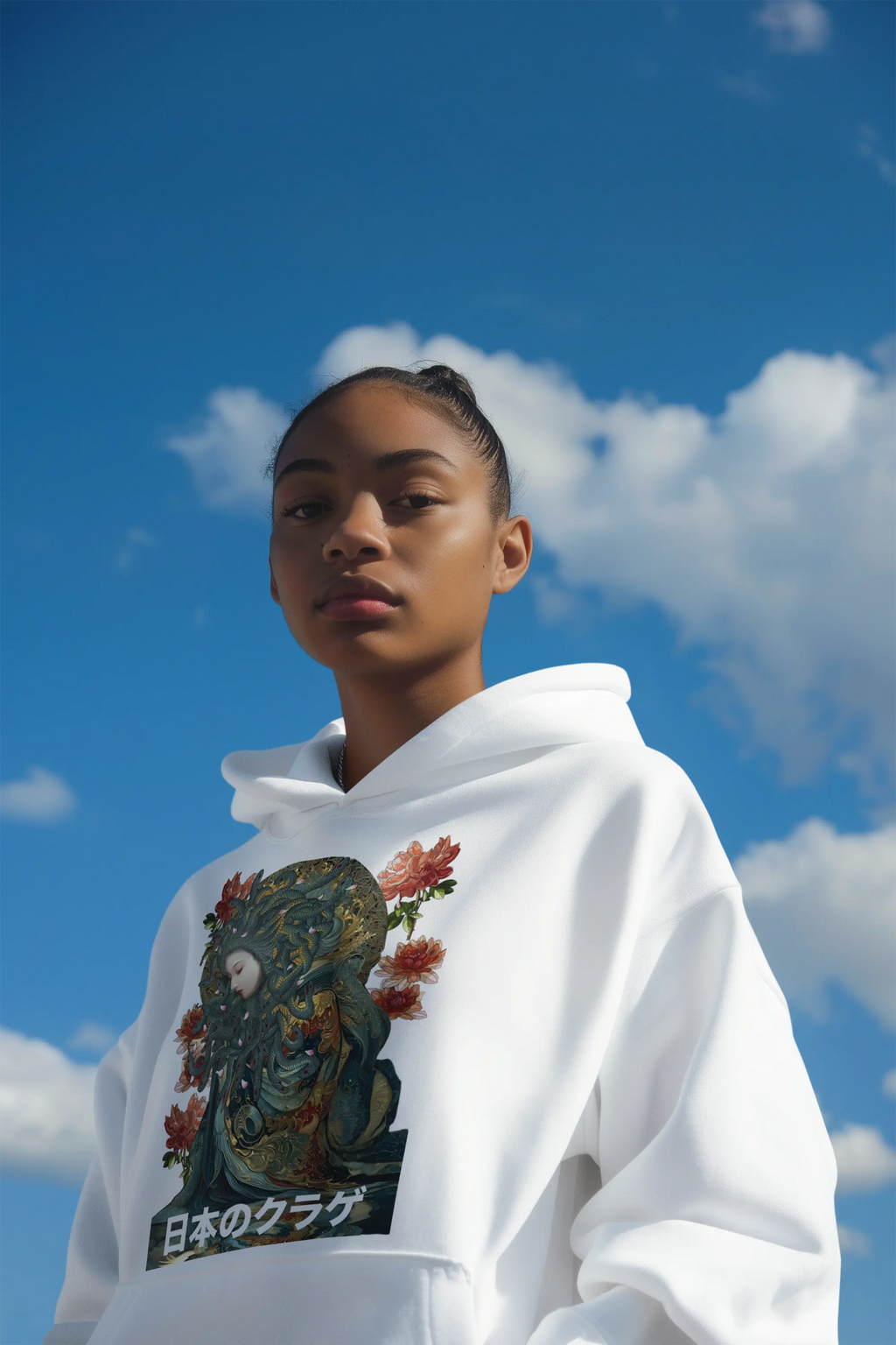 Japanese Medusa Graphic Tee Shirt, Hoodie Sweatshirt