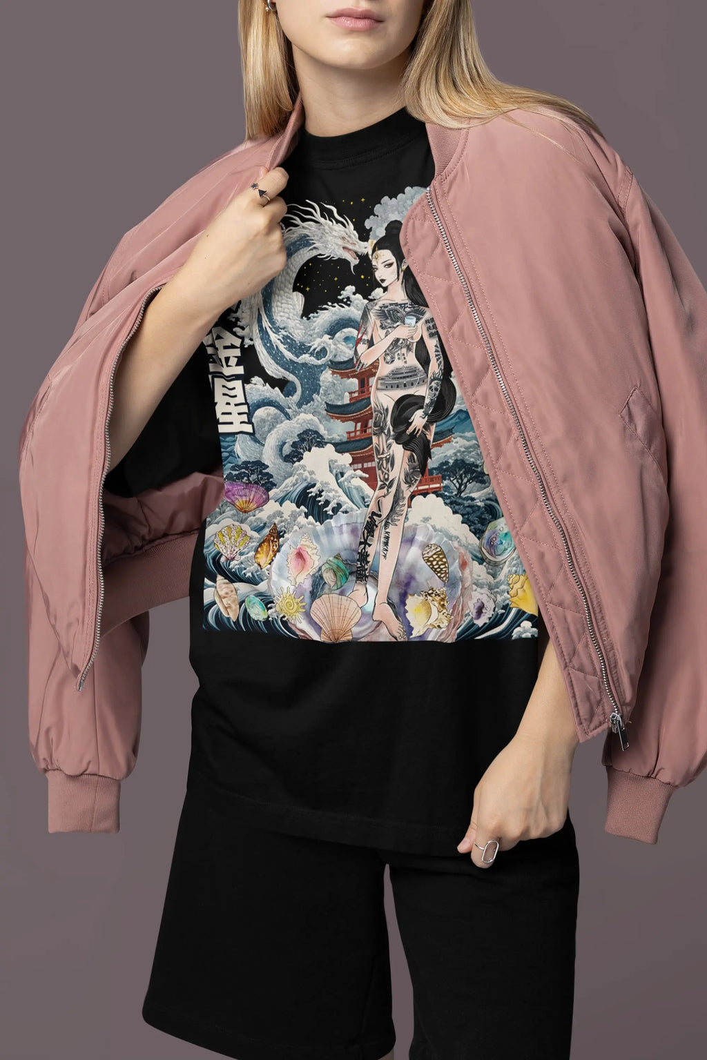 Japanese Venus Goddess Graphic Tee Shirt, Hoodie Sweatshirt