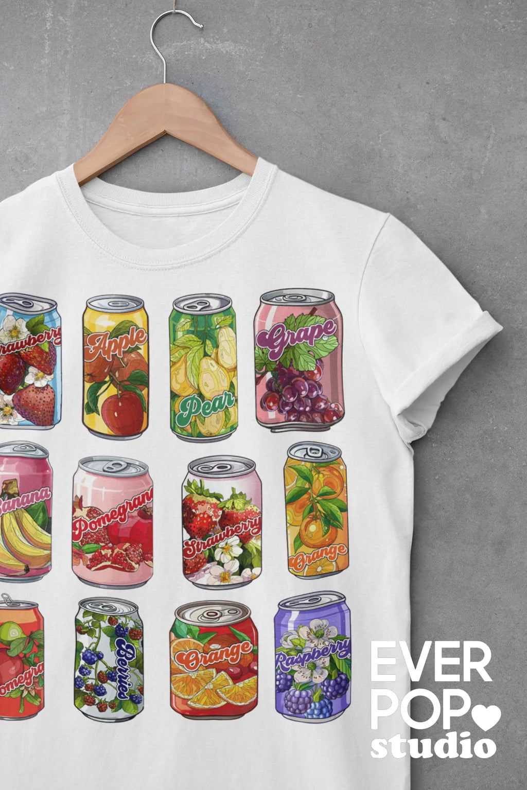 Fruit Canned Juice  Graphic Tee Shirt, Hoodie Sweatshirt