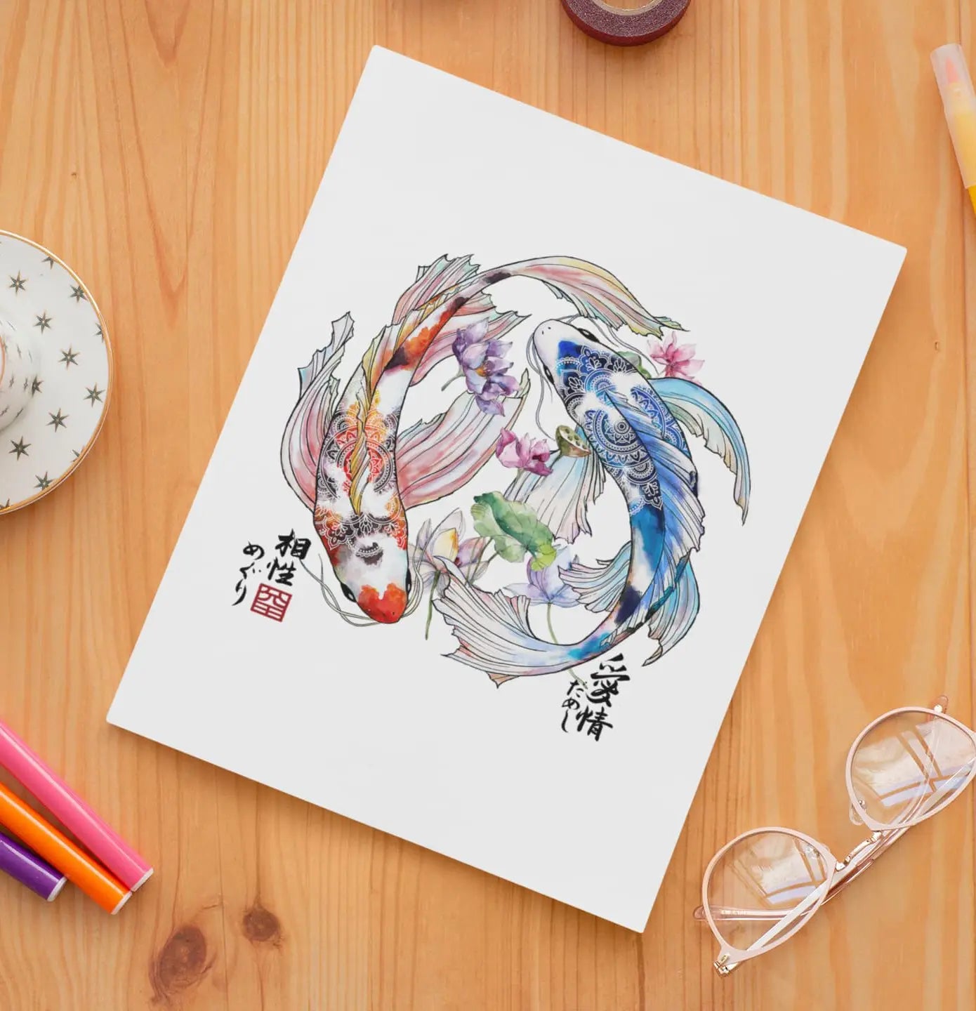 Koi Fish Sticker