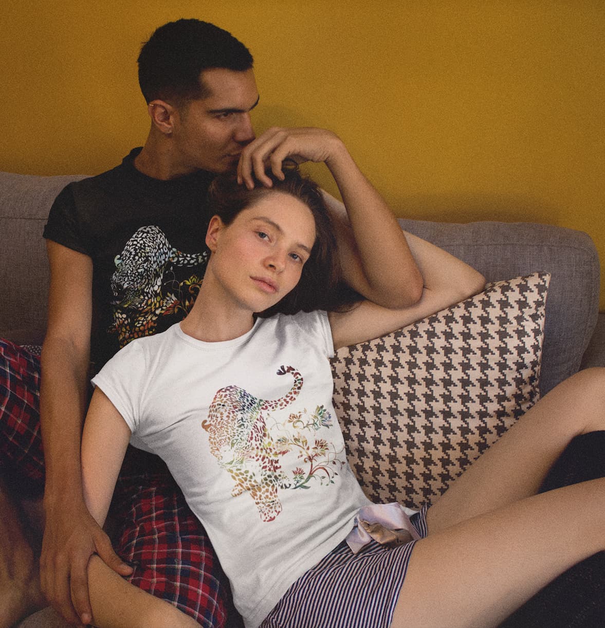 Safari Leopard Graphic Tee Shirt, Hoodie Sweatshirt
