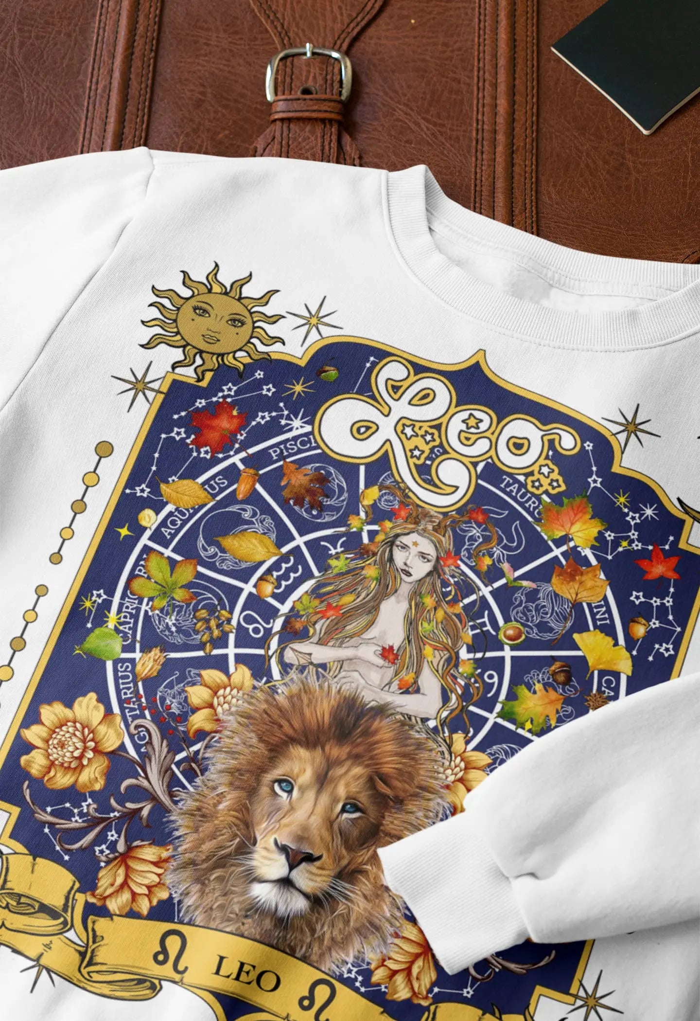 Leo Zodiac Graphic Tee Shirt, Hoodie Sweatshirt