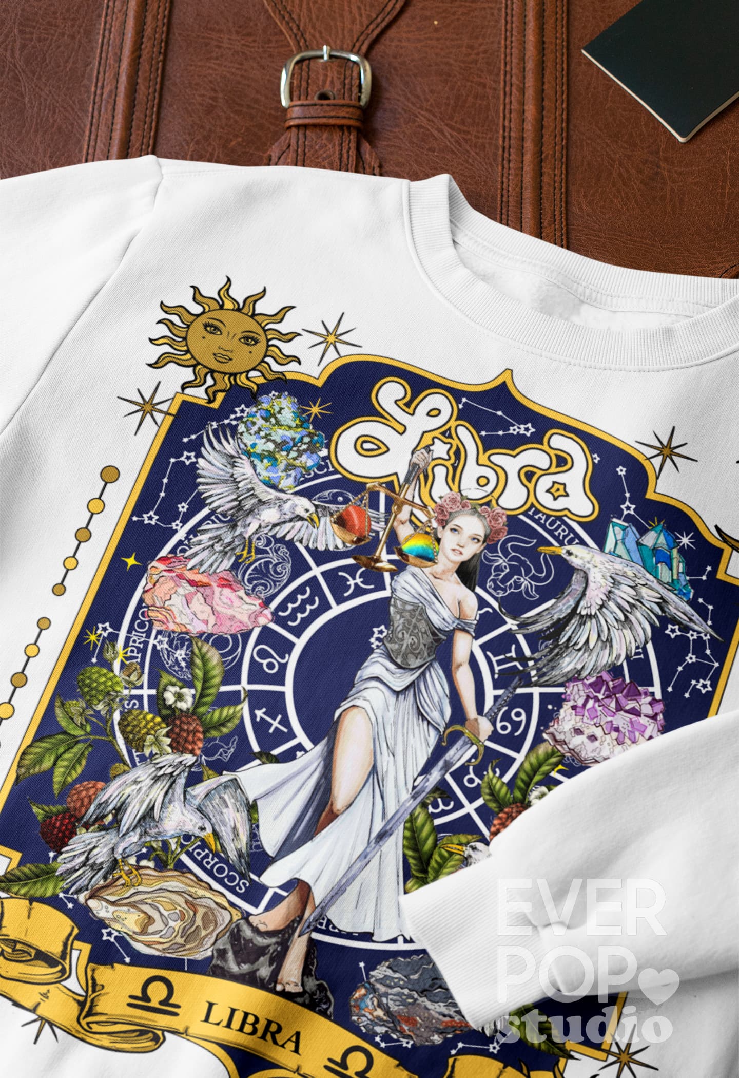 Libra Zodiac Graphic Tee Shirt, Hoodie Sweatshirt