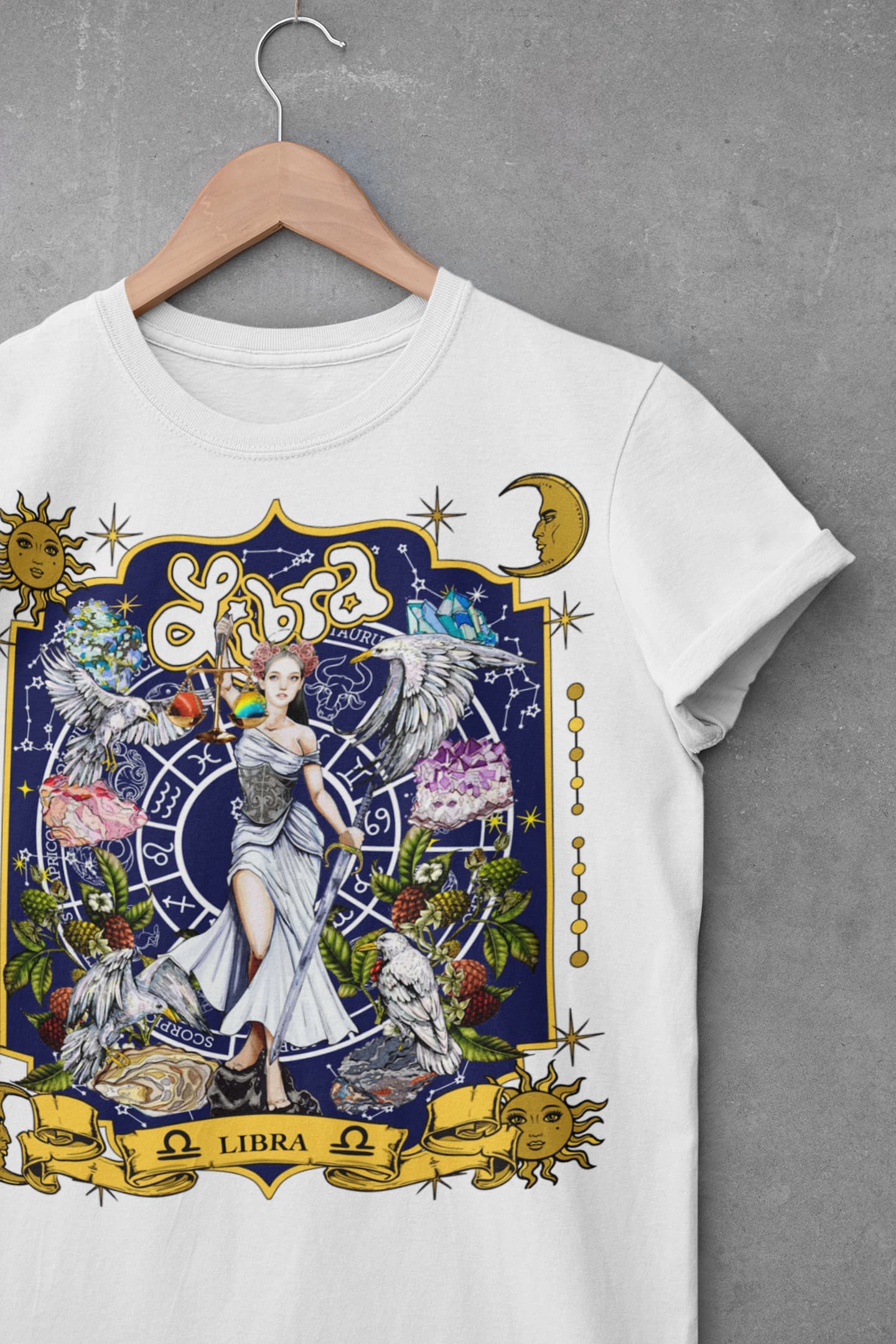 Libra Zodiac Graphic Tee Shirt, Hoodie Sweatshirt