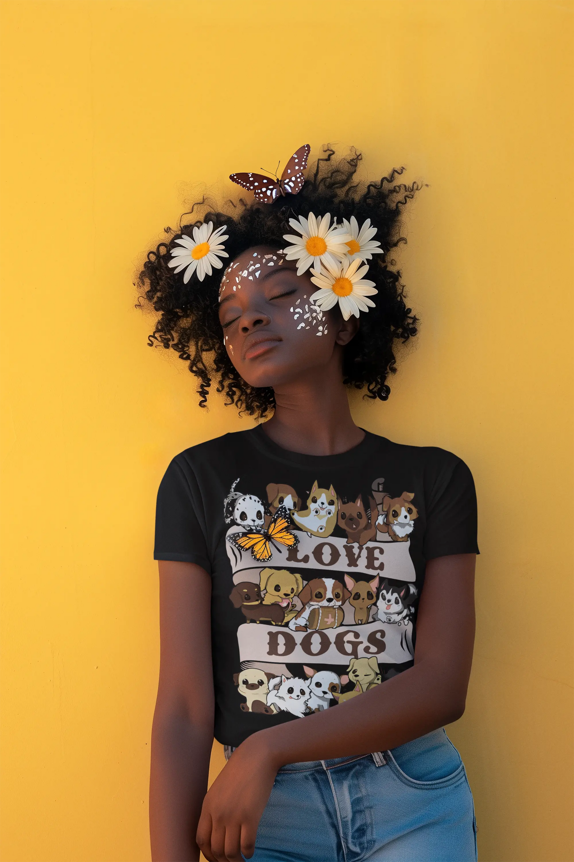 I Love Dogs-Puppy Friends Graphic Tee Shirt, Hoodie Sweatshirt