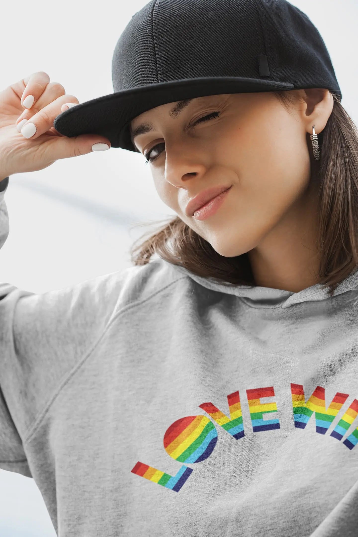 Love Wins Rainbow Graphic Tee Shirt, Hoodie Sweatshirt