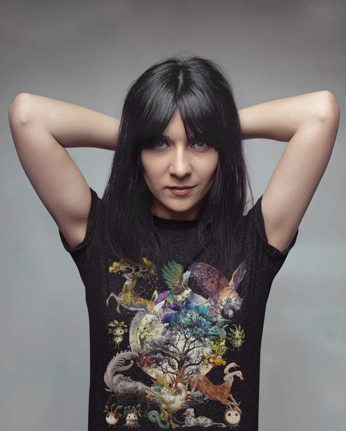 Mystical Animal Woodland Graphic Tee shirt, Hoodie Sweatshirt