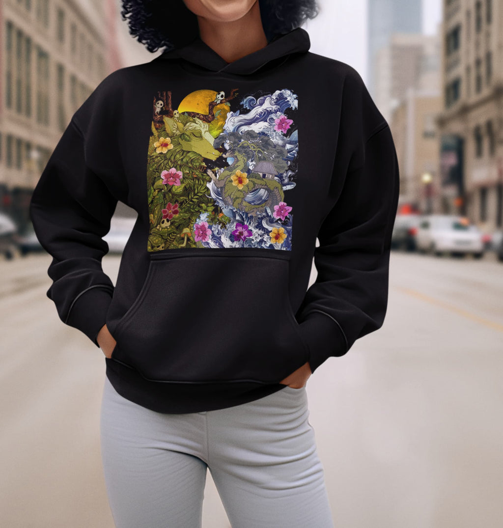 Anime Mountain Graphic Tee Shirt, Hoodie Sweatshirt