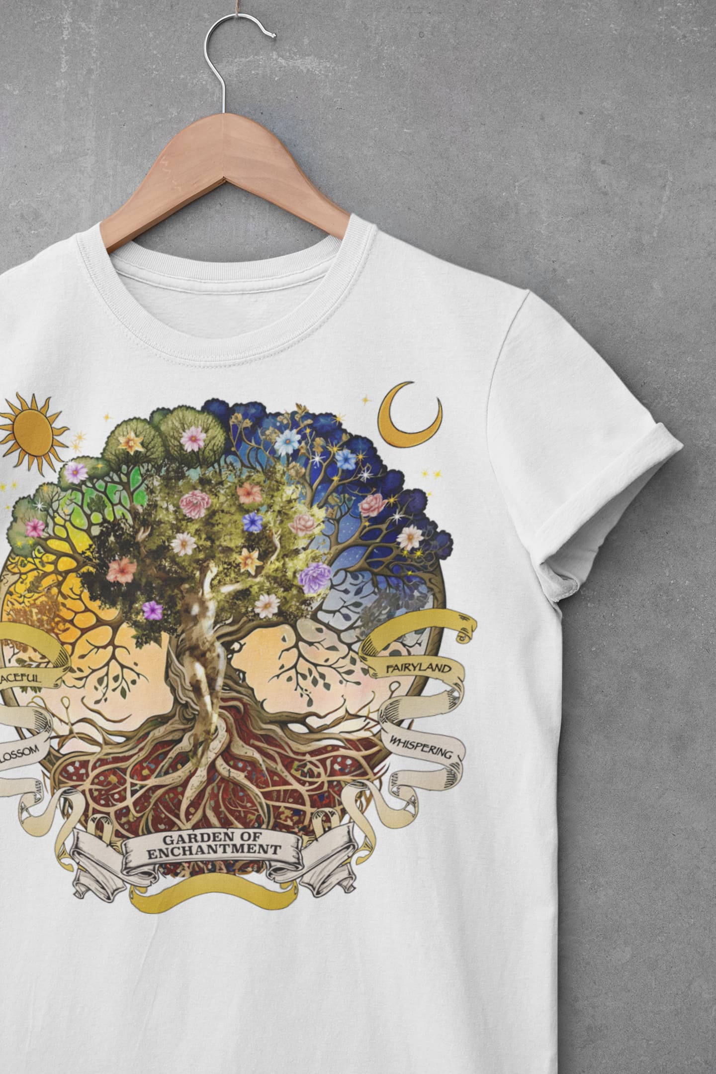 Witch Magic Tree Graphic Tee Shirt, Hoodie Sweatshirt