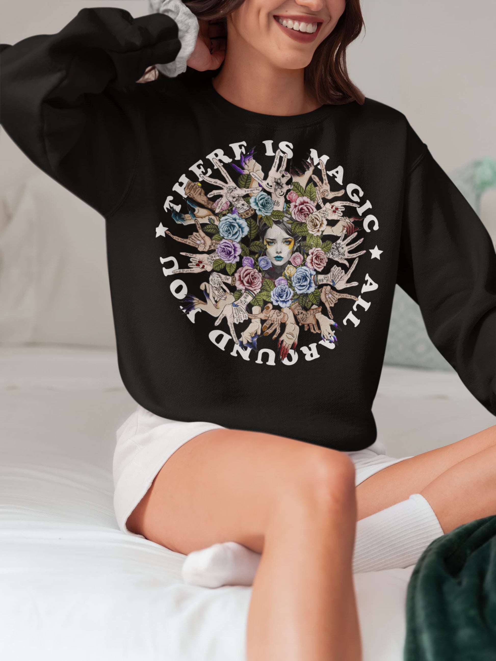Magic Witch Graphic Tee Shirt, Hoodie Sweatshirt