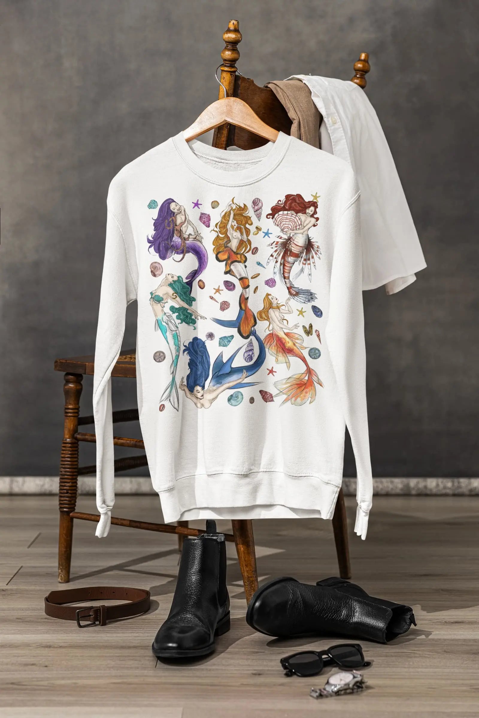 Magic Mermaid graphic Tee Shirt, Hoodie Sweatshirt
