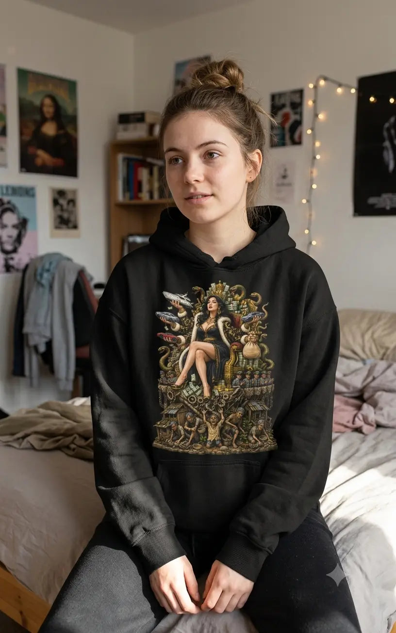 Queen of Greed Graphic Tee Shirt, Hoodie Sweatshirt