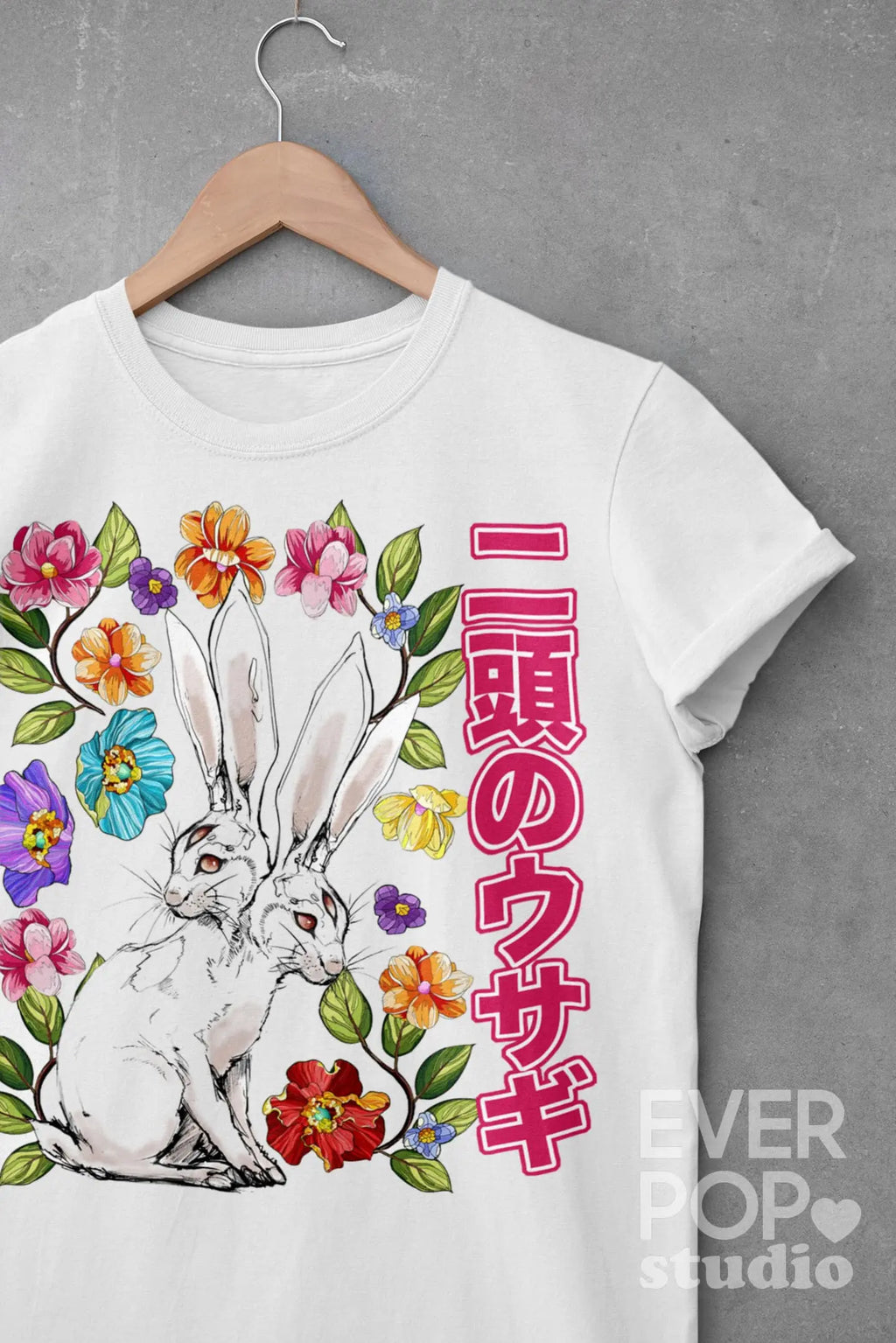 Monster Bunny Rabbit Graphic Tee Shirt, Hoodie Sweatshirt