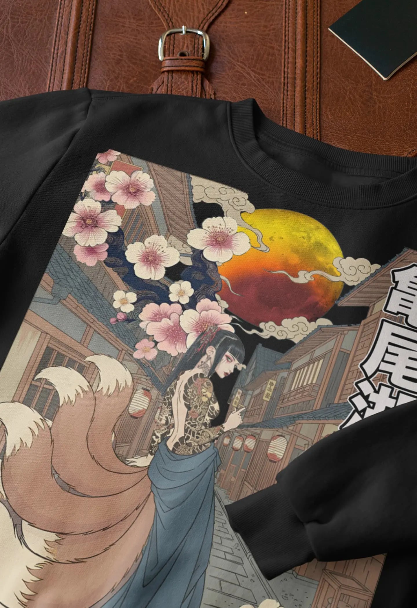 Nine-Tailed Fox Lady Graphic Tee Shirt, Hoodie Sweatshirt