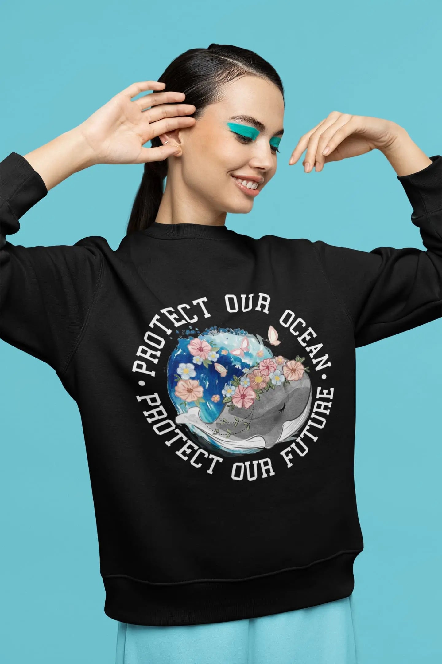 Save The Ocean Graphic Tee Shirt, Hoodie Sweatshirt