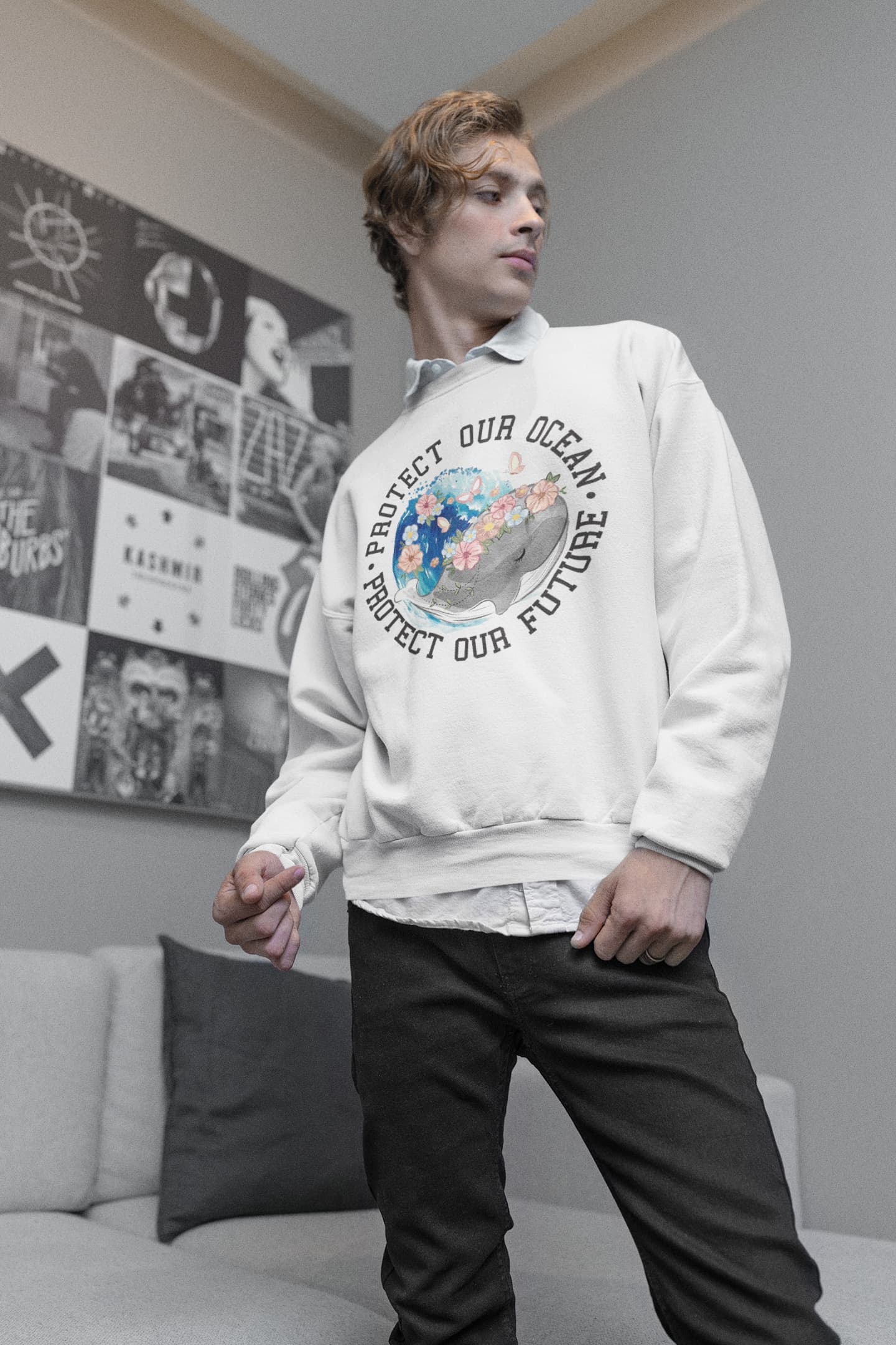 Save The Ocean Graphic Tee Shirt, Hoodie Sweatshirt