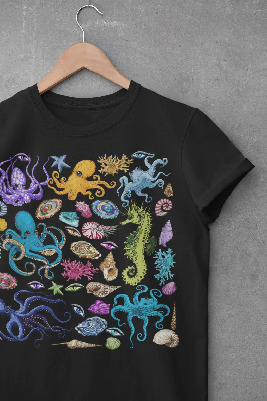 Octopus Sea Graphic Tee Shirt, Hoodie Sweatshirt