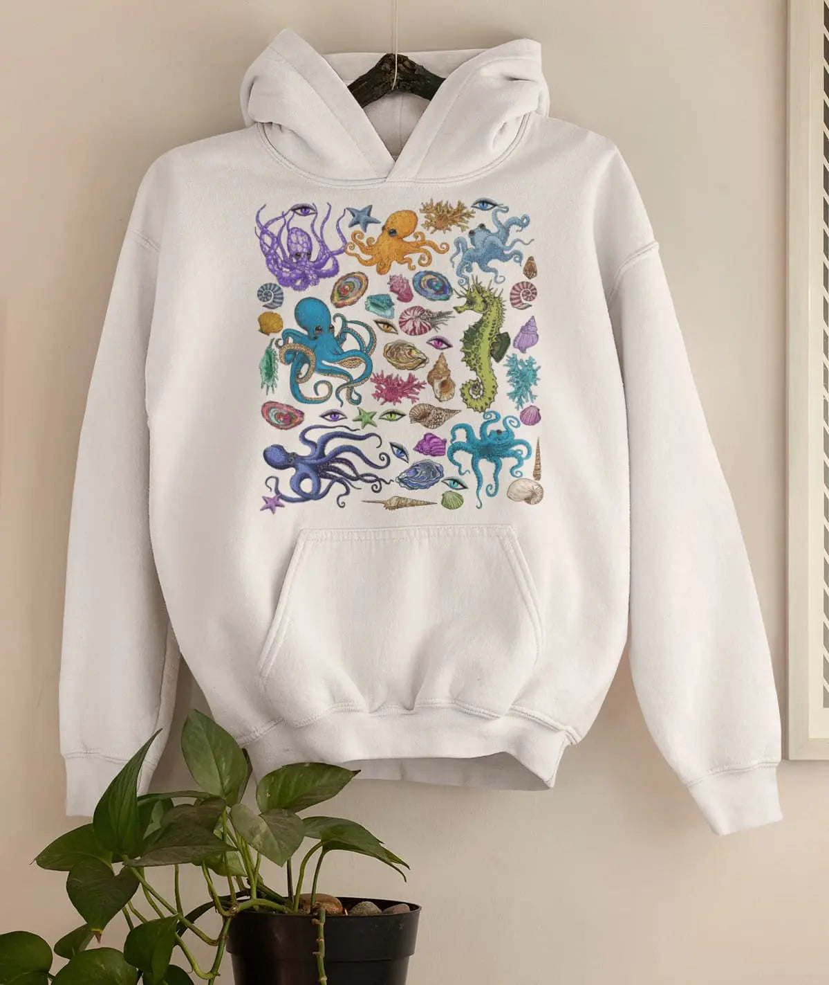 Octopus Sea Graphic Tee Shirt, Hoodie Sweatshirt