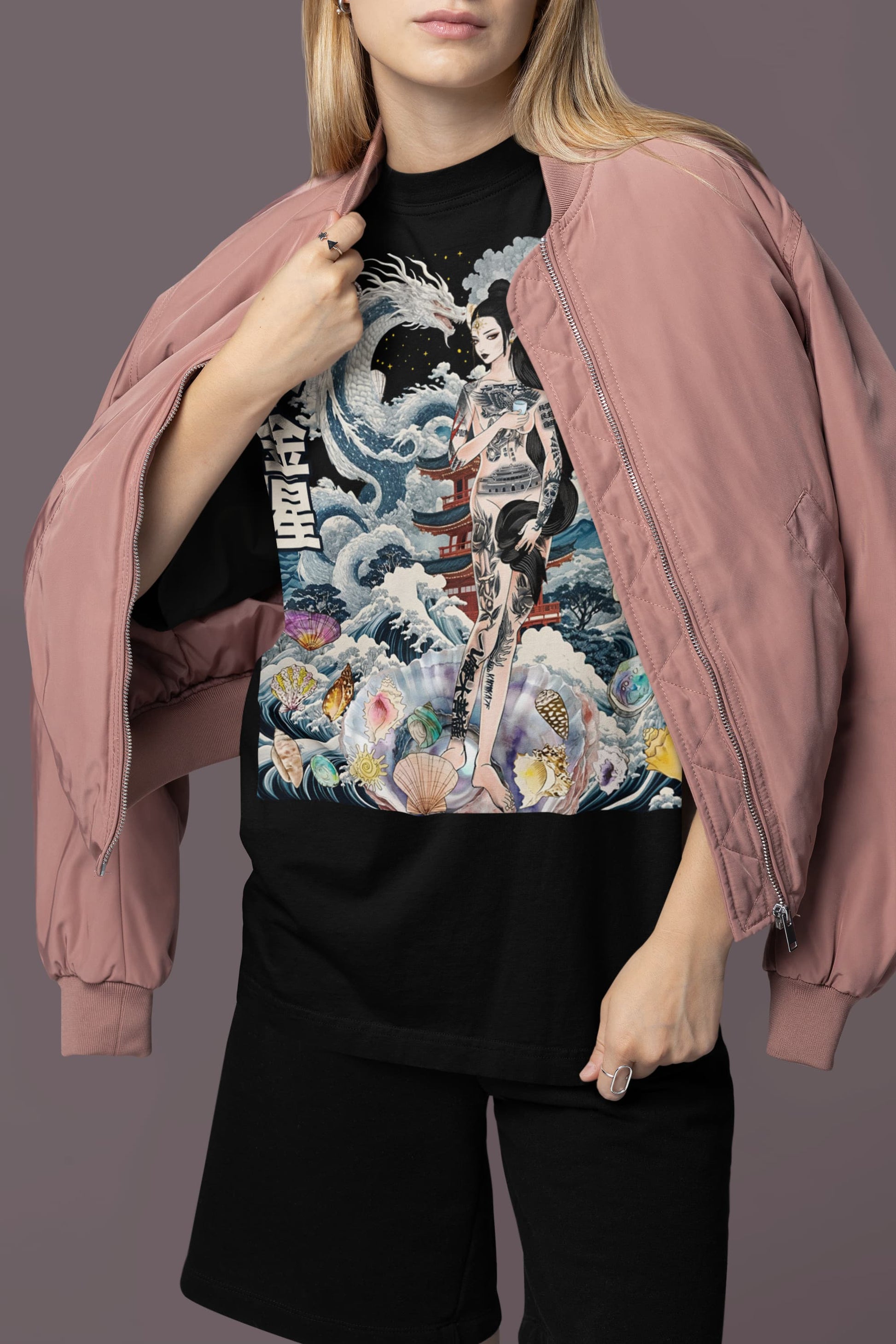 Japanese Venus Goddess Graphic Tee Shirt, Hoodie Sweatshirt