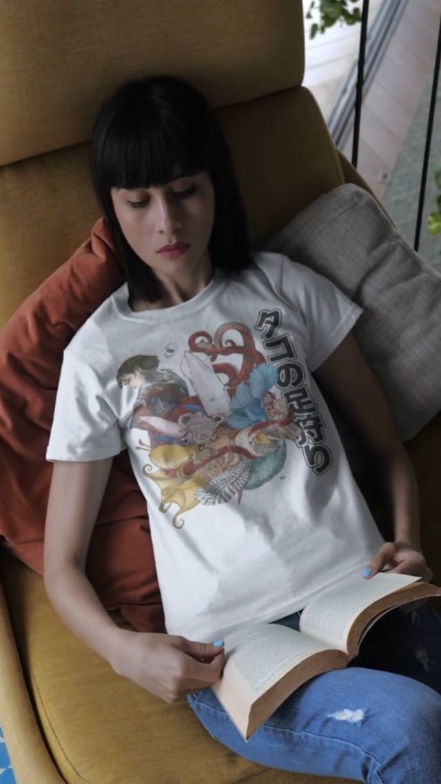 Japanese Mermaid Graphic Tee Shirt, Hoodie Sweatshirt