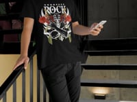 Rock n Roll Music  Graphic Tee Shirt, Hoodie Sweatshirt