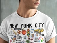 New York City  NYC  Graphic Tee Shirt, Hoodie Sweatshirt