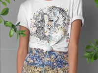 Tiger Yin Yang Graphic Tee Shirt, Hoodie Sweatshirt