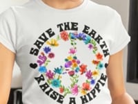 Raise a Hippie Graphic Tee Shirt, Hoodie Sweatshirt