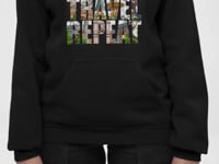 Work Save Travel Repeat  Graphic Tee Shirt, Hoodie Sweatshirt